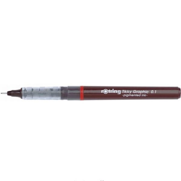 Ручка капиллярная ROTRING Tikky Graphic (1904750) черный, 1 шт