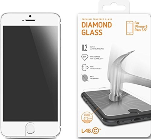 Защитное стекло для сотового телефона LAB.C 3D Diamond Glass Закаленное стекло Apple Iphone 6/6S Черный